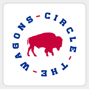 Circle The Wagons Sticker